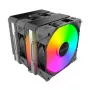Aušintuvas CPU Montech NX600 ARGB, juodas, 120 mm ventiliatorius, ARGB apšvietimas