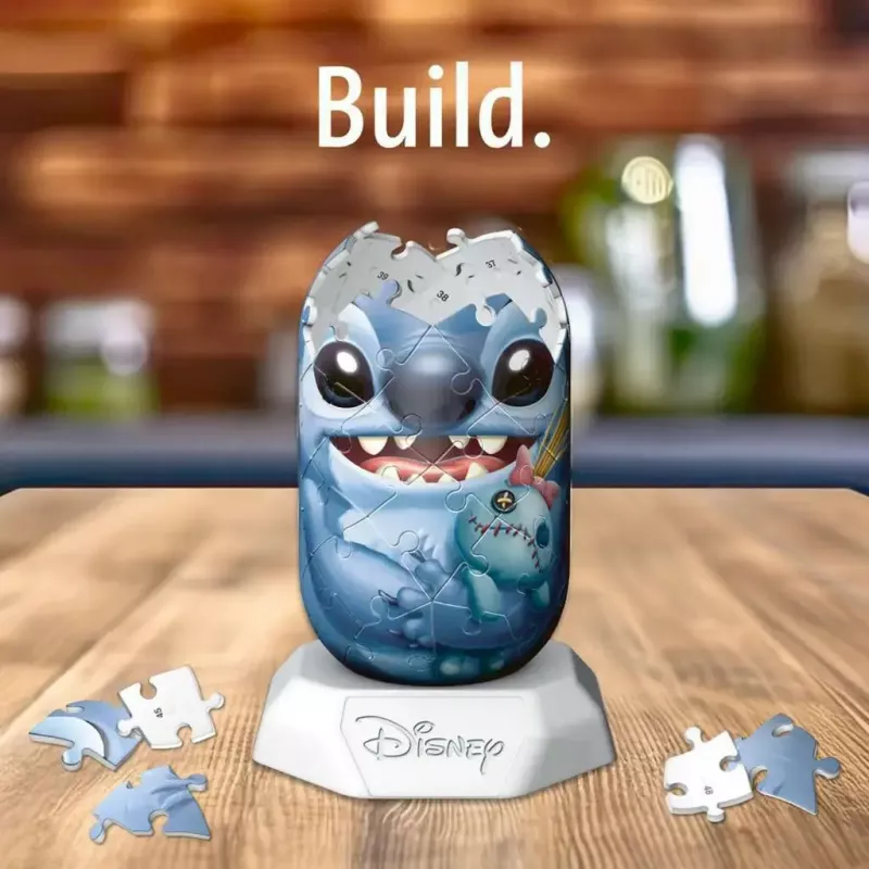 3D Dėlionė Ravensburger Disney Stitch Hylkies – figūrinis 3D modelis