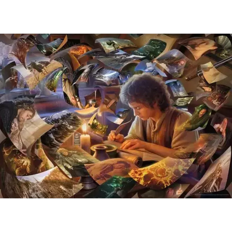 Dėlionė Ravensburger 12001810, 1000 dalių, Fantastika — Žiedų valdovas, 700 mm plotis