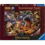 Dėlionė Ravensburger 12001810, 1000 dalių, Fantastika — Žiedų valdovas, 700 mm plotis