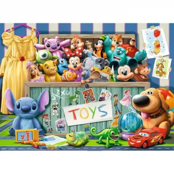 Vaikiškas dėlionės žaidimas Ravensburger Disney Pixar Toy Collection – 100 dalių