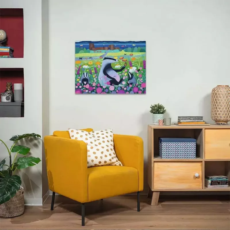 Dėlionė Ravensburger Meadow Friends 1000 dalių, suaugusiems ir paaugliams, klasikinės tarpusavyje sujungiamos detalės