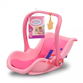 Kėdutė lėlei BABY born Comfort Seat Pink kelioninė
