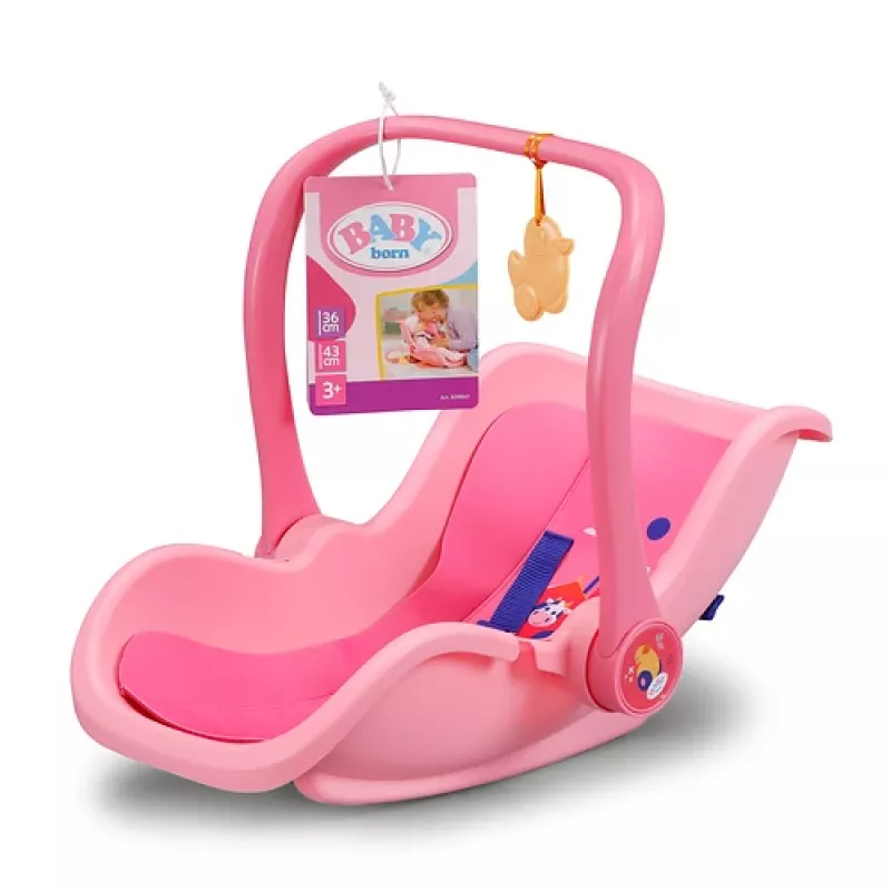 Kėdutė lėlei BABY born Comfort Seat Pink kelioninė