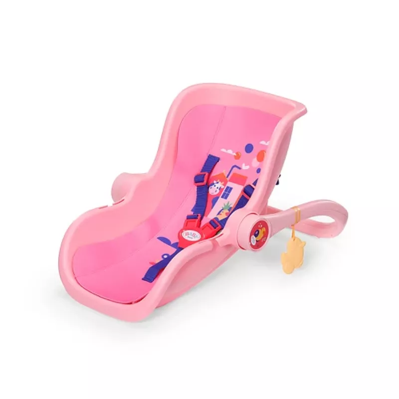 Kėdutė lėlei BABY born Comfort Seat Pink kelioninė