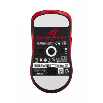 ASUS ROG Harpe II Ace RED pelė žaidimams Dešinei rankai RF belaidis + Bluetooth + USB Type-A Optinis 42000 DPI