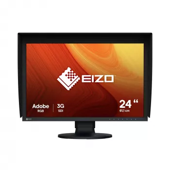 EIZO ColorEdge CG2400SV 24,1 colio (61,2 cm) WUXGA IPS LCD monitorius 1920×1200, USB 3.2 šakotuvas, VESA, aukščio reguliavimas, juodas
