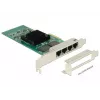 DeLOCK 89946 vidinė tinklo plokštė Ethernet 1000 Mbit/s