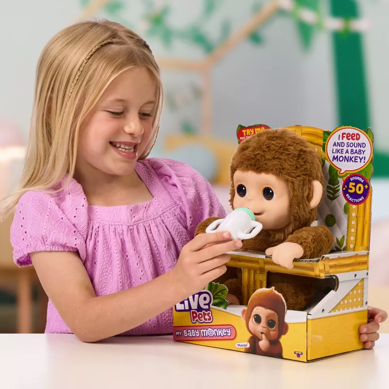Moose Toys My Baby Monkey Mango