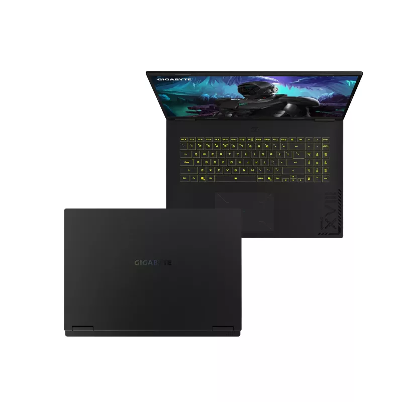 Nešiojamas kompiuteris GIGABYTE GAMING A18 3VHK3DEC64SH AMD Ryzen™ 7 260 45,7 cm (18 colių) WQXGA 32 GB DDR5-SDRAM 1 TB SSD NVIDIA GeForce RTX 5060 Wi-Fi 6E (802.11ax) Windows 11 Home Juodas