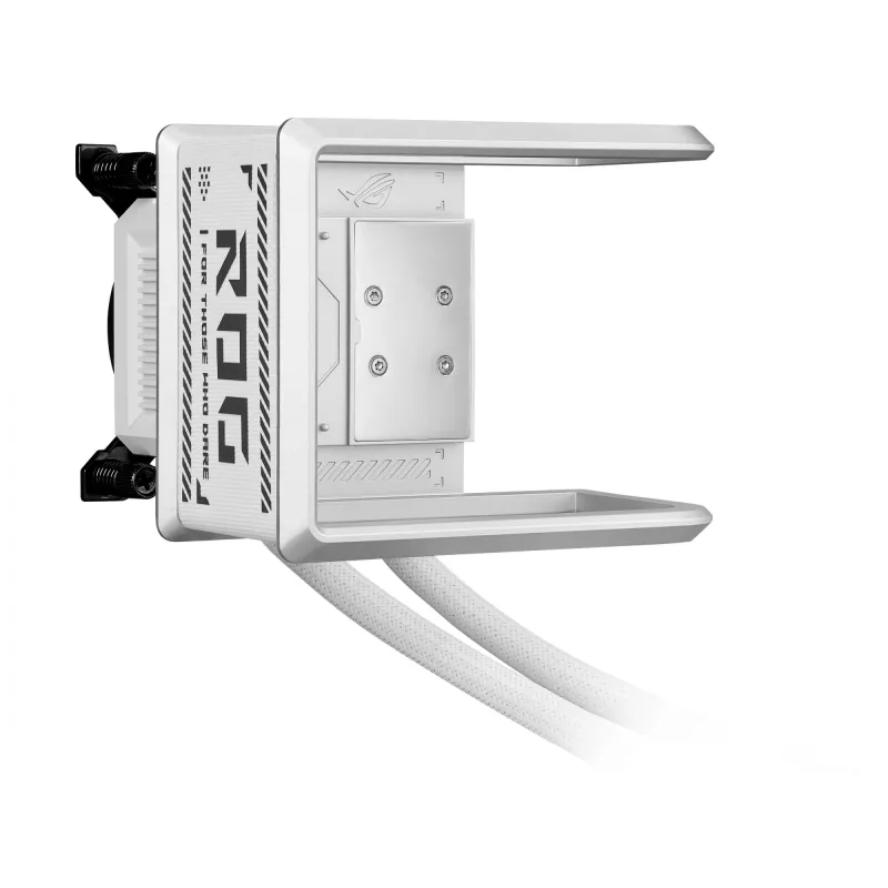 Vandens aušintuvas ASUS ROG RYUO IV 360 ARGB WHT — 360 mm radiatorius, 120 mm ventiliatoriai, Balta
