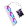 Vandens aušintuvas ASUS ROG RYUO IV 360 ARGB WHT — 360 mm radiatorius, 120 mm ventiliatoriai, Balta