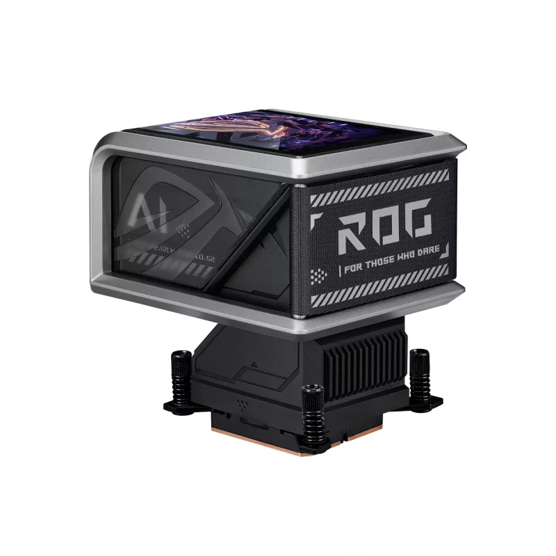 Vandens aušintuvas ASUS ROG RYUO IV 360 ARGB — 360 mm radiatorius, 120 mm ventiliatoriai, juodas