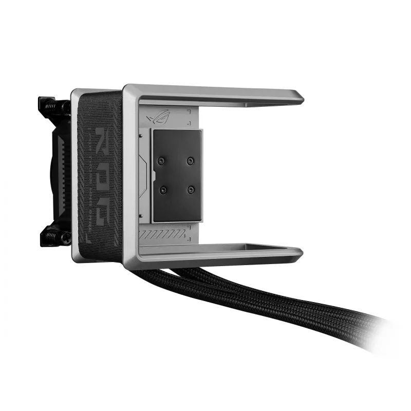 Vandens aušintuvas ASUS ROG RYUO IV 360 ARGB — 360 mm radiatorius, 120 mm ventiliatoriai, juodas