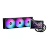 Vandens aušintuvas ASUS ROG RYUO IV 360 ARGB — 360 mm radiatorius, 120 mm ventiliatoriai, juodas