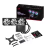 Vandens aušintuvas ASUS ROG RYUO IV 360 ARGB — 360 mm radiatorius, 120 mm ventiliatoriai, juodas