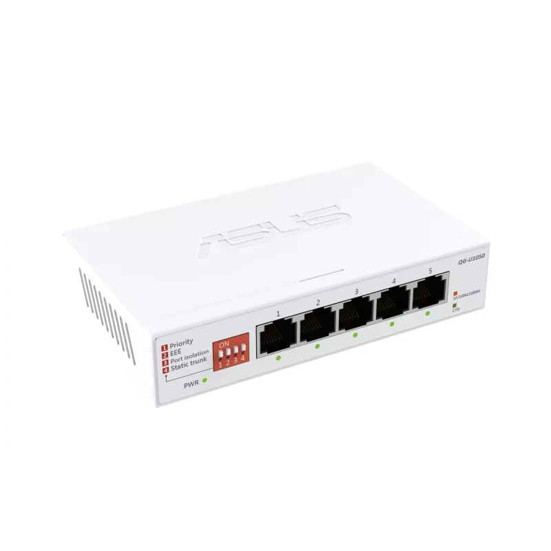 ASUS QG-U1050 Nevaldomas 2.5G Ethernet (100/1000/2500) Baltas