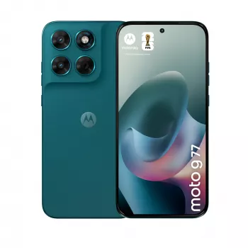 Motorola moto g77 17,3 cm (6,8 colio) hibridinis dviejų SIM kortelių 5G išmanusis telefonas, Android 16.0, USB Type-C, 8 GB RAM, 256 GB atminties, 5200 mAh, žalias
