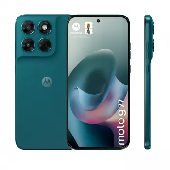 Motorola moto g77 17,3 cm (6,8 colio) hibridinis dviejų SIM kortelių 5G išmanusis telefonas, Android 16.0, USB Type-C, 8 GB RAM, 256 GB atminties, 5200 mAh, žalias