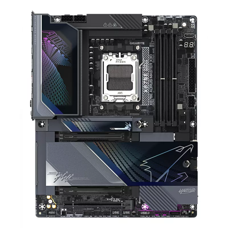 GIGABYTE X870E AORUS MASTER X3D Motininė plokštė