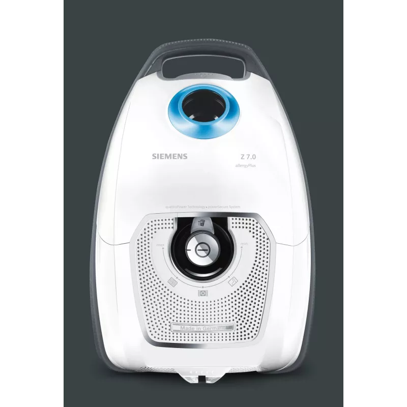 Siemens VSZ7442S cikloninis dulkių siurblys, 650 W, su dulkių maišeliu