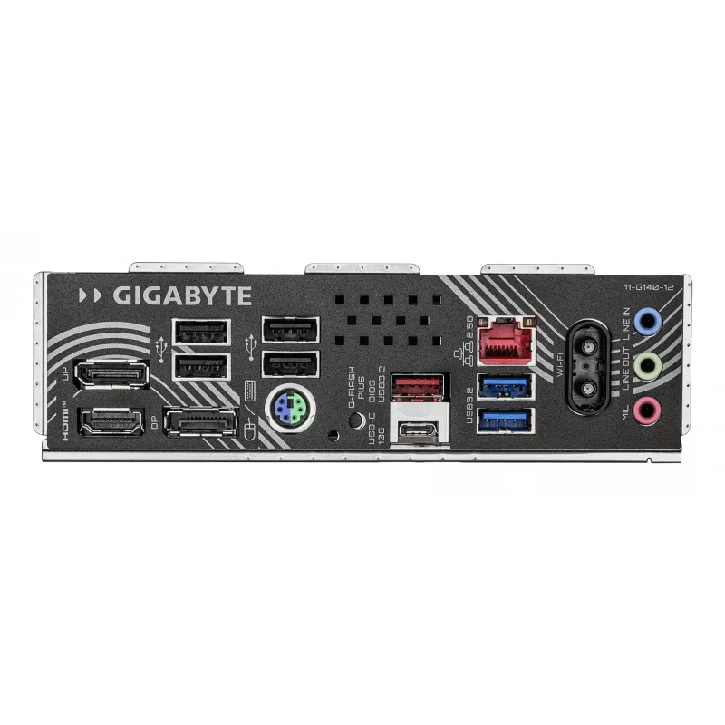 Motininė plokštė GIGABYTE B850M EAGLE WIFI7 — Micro ATX, lizdas AM5, AMD B850, DDR5 iki 8200 MHz (O.C.), 4 DIMM, PCIe 5.0, Wi‑Fi 7, 2.5 GbE