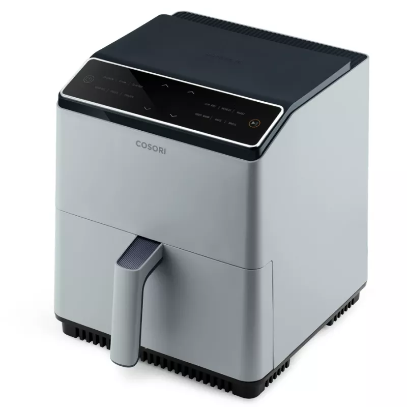 Cosori Dual Blaze 6.4 L 1750 W Karšto oro gruzdintuvė Šviesiai pilka