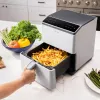 Cosori Dual Blaze 6.4 L 1750 W Karšto oro gruzdintuvė Šviesiai pilka