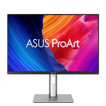 Monitorius ASUS ProArt PA248QFV 24,1 colio (61,2 cm) WUXGA 1920x1200 IPS LCD, 5 ms, 350 cd/m², USB 3.2 šakotuvas, garsiakalbiai, VESA, sidabrinis