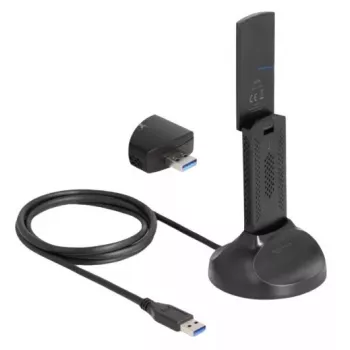 Belaidžio tinklo adapteris DeLOCK 12774 WLAN 2402 Mbit/s USB Wi-Fi 6E