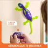HEX BOTS Švytintis tamsoje gekonas, įkraunamas nuotolinio valdymo robotas žaislas, lipantis sienomis, išdaigoms, RC robotas berniukams ir mergaitėms nuo 4 metų