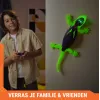 HEX BOTS Švytintis tamsoje gekonas, įkraunamas nuotolinio valdymo robotas žaislas, lipantis sienomis, išdaigoms, RC robotas berniukams ir mergaitėms nuo 4 metų