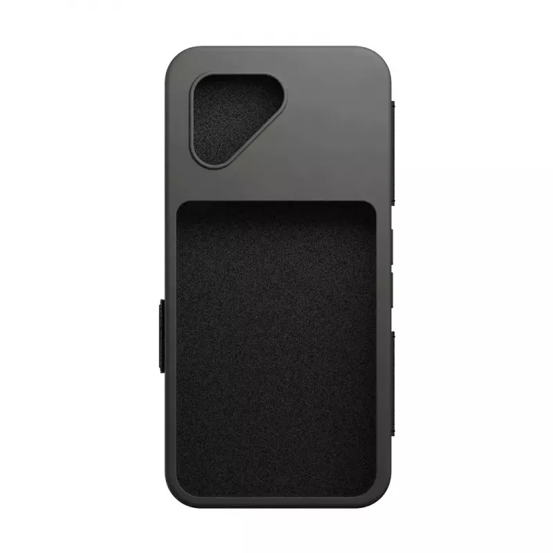 Flip dėklas Fairphone F6FLIP-1ZW-WW1, skirtas Fairphone 6, atverčiamas, 16 cm (6,31 col.) ekranui, plastikinis, juodas