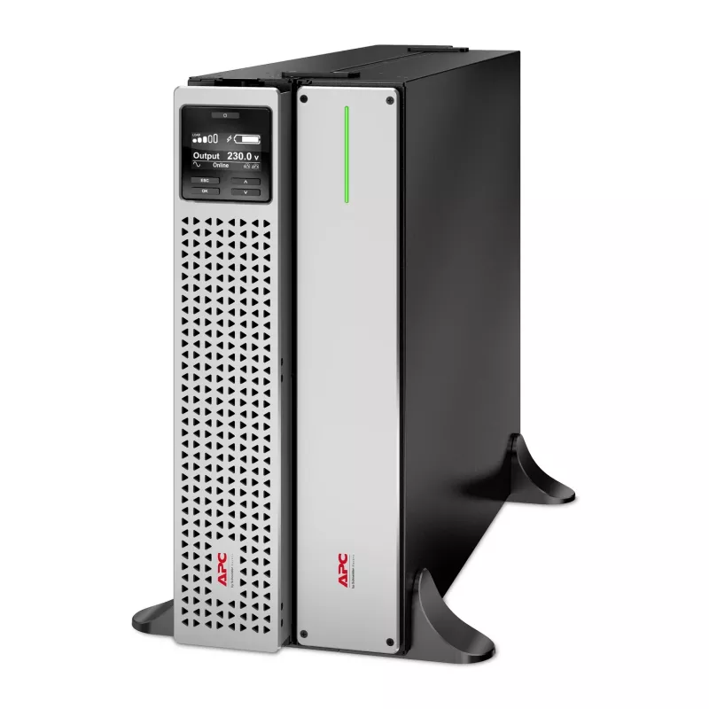APC Smart-UPS On-Line, 2200VA, Ličio jonų, 4U, 230V, 6x C13+2x C19, tinklo kortelė, ilgas veikimo laikas, bėgių komplektas