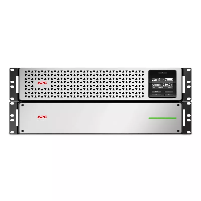 APC Smart-UPS On-Line, 2200VA, Ličio jonų, 4U, 230V, 6x C13+2x C19, tinklo kortelė, ilgas veikimo laikas, bėgių komplektas
