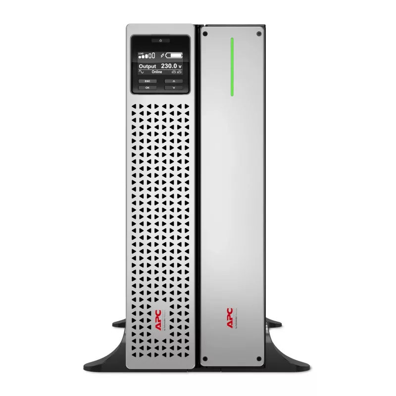 APC Smart-UPS On-Line, 2200VA, Ličio jonų, 4U, 230V, 6x C13+2x C19, tinklo kortelė, ilgas veikimo laikas, bėgių komplektas