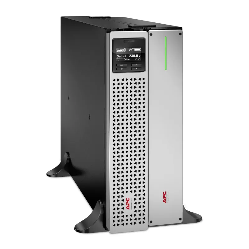APC Smart-UPS On-Line, 2200VA, Ličio jonų, 4U, 230V, 6x C13+2x C19, tinklo kortelė, ilgas veikimo laikas, bėgių komplektas