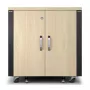 APC NetShelter Soundproof 12U server spinta, klevo spalvos