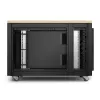 APC NetShelter Soundproof 12U server spinta, klevo spalvos