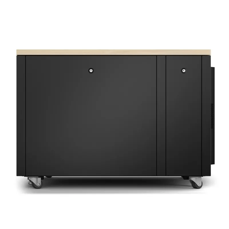 APC NetShelter Soundproof 12U server spinta, klevo spalvos