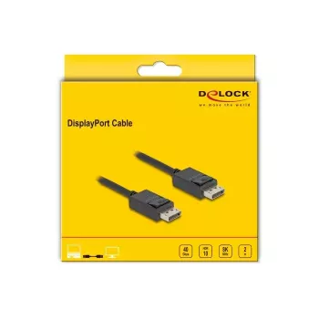 DisplayPort kabelis DeLOCK 80493 8K 60 Hz 40 Gbps 2 m