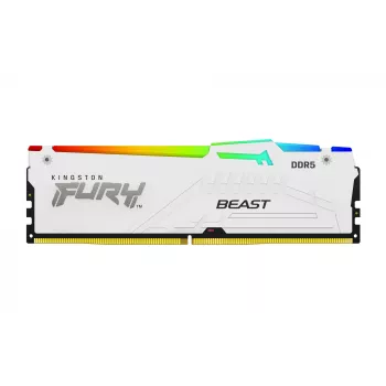 Kingston Technology FURY Beast 16 GB DDR5 6400 MT/s CL32 DIMM baltas RGB EXPO