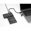 DeLOCK USB Type-C keitiklis M.2 NVMe SSD ir SATA SSD/HDD su klonavimo funkcija