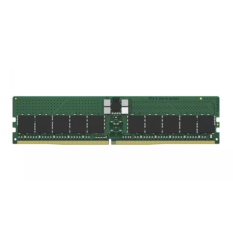 Kingston Technology 32GB DDR5 5600MT/s ECC Registruotas DIMM CL46 x80 2RX8 1.1V 288 kontaktų 16Gbit