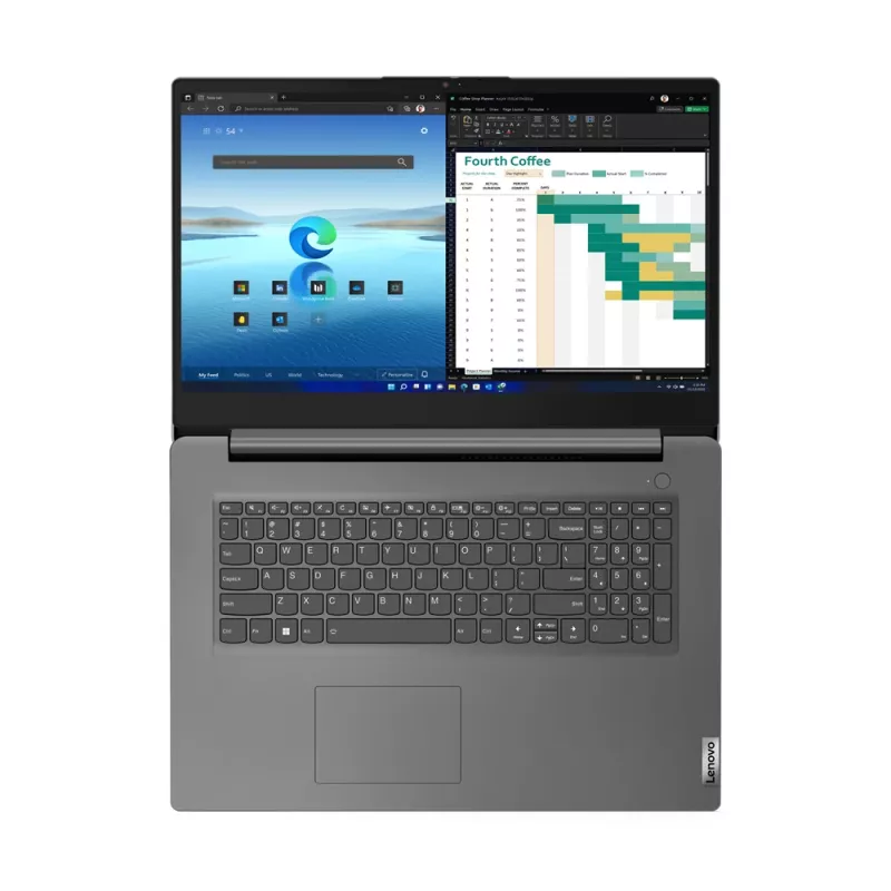Nešiojamasis kompiuteris Lenovo V17 G4 IRU Intel® Core™ i3-1315U 43,9 cm (17,3 inch) Full HD 8 GB DDR4 512 GB SSD Wi-Fi 6 Windows 11 Home Pilka