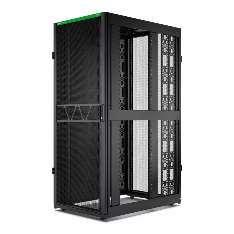 APC NetShelter SX Server Rack Gen 2, 42U, 1991H x 800W x 1200D mm, su šoninėmis plokštėmis, juodas