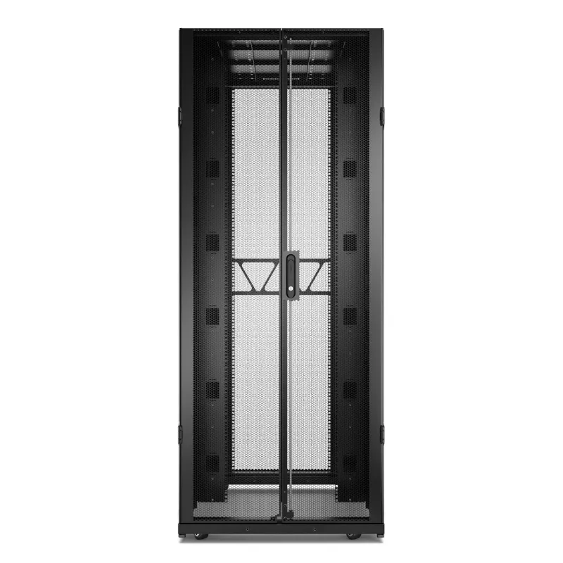 APC NetShelter SX Server Rack Gen 2, 42U, 1991H x 800W x 1200D mm, su šoninėmis plokštėmis, juodas