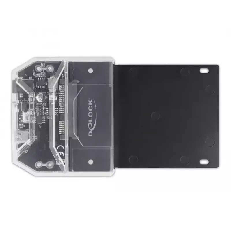 DeLOCK SuperSpeed USB Docking Station 2,5 colio SATA HDD SSD juoda