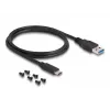 DeLOCK SuperSpeed USB Docking Station 2,5 colio SATA HDD SSD juoda