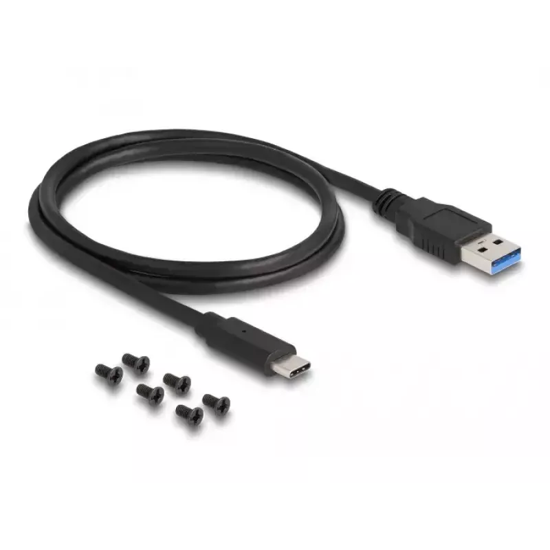 DeLOCK SuperSpeed USB Docking Station 2,5 colio SATA HDD SSD juoda